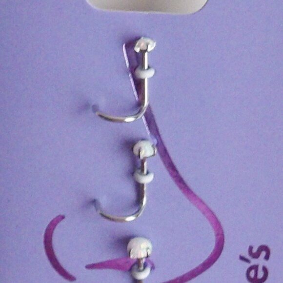 Claire's Bundle of 3 Packages Stainless Steel Nose Jewelry Mostly Studs - Picture 11 of 13